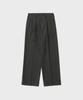 ANOTHER OFFICE Flow Wide Turn-Up Pants (Heather Charcoal)