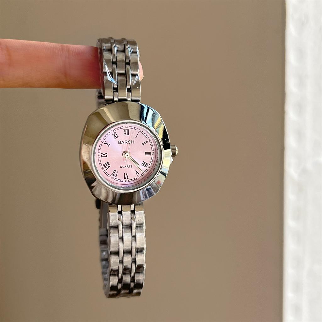 Fashion Medieval Small Gold Watch Watch Femininity Simple Steel Belt Roman Chain