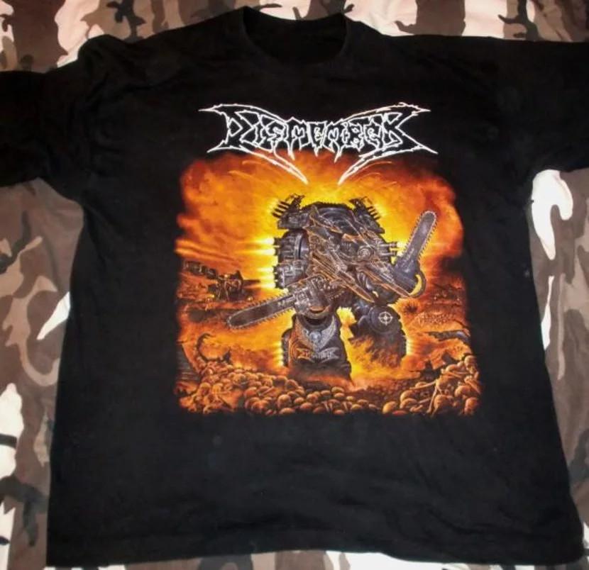 Dismember Band Черная Футболка Хлопок Унисекс Для Мужчин Женщин Унисекс Футболка M