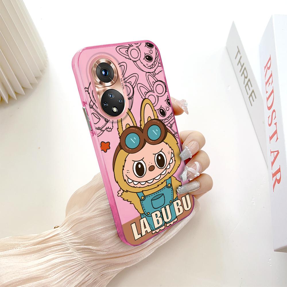 

Раскрашенный узор, разноцветный, серебристый, двусторонний твердый корпус, противоударный противоударный чехол для телефона для Huawei Honor Infinix Tecno iPhone Honor 200 Lite темно-розовый