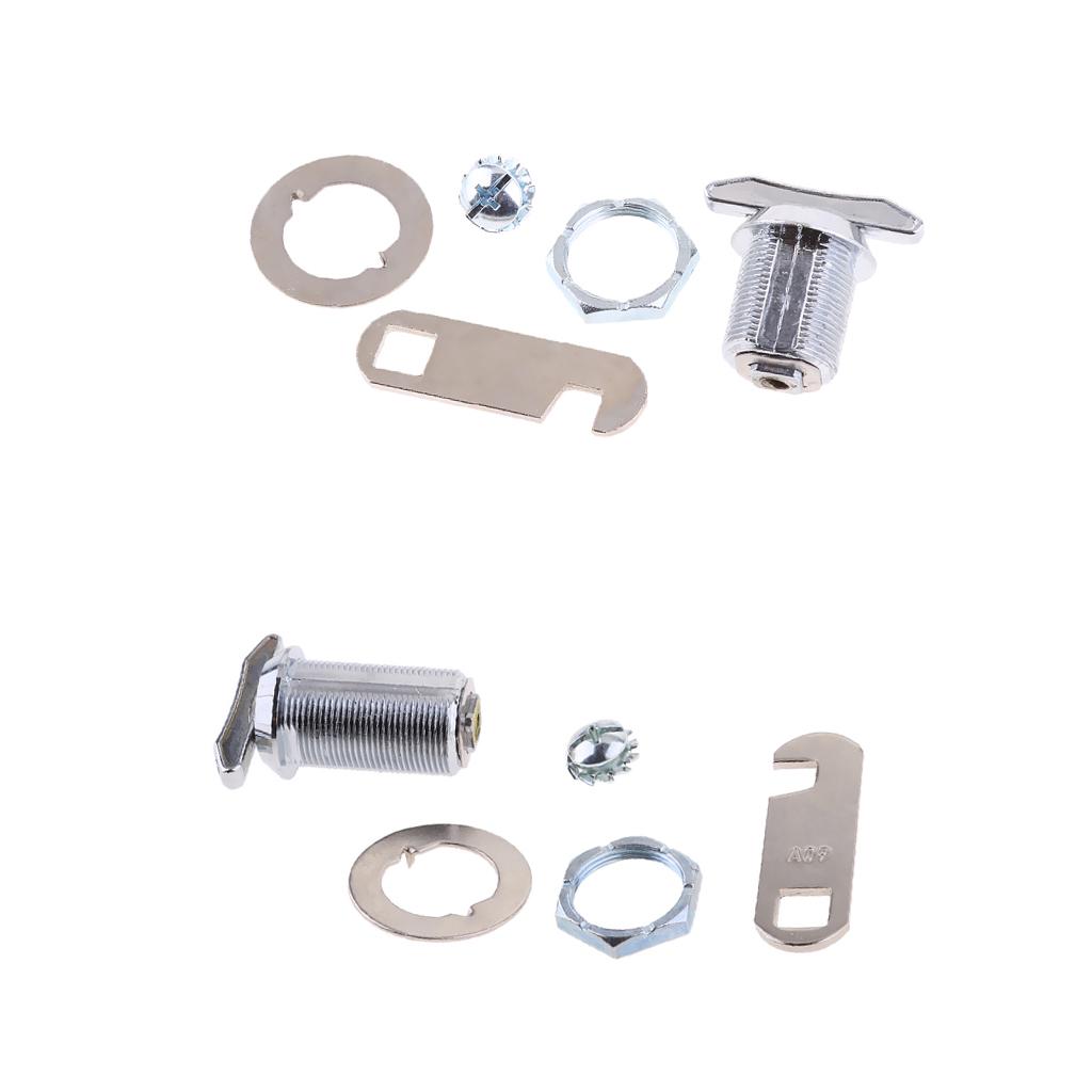 Buy 2 Pieces 30mm 20mm Keyless Desk Drawer Thumb Turn Lock with