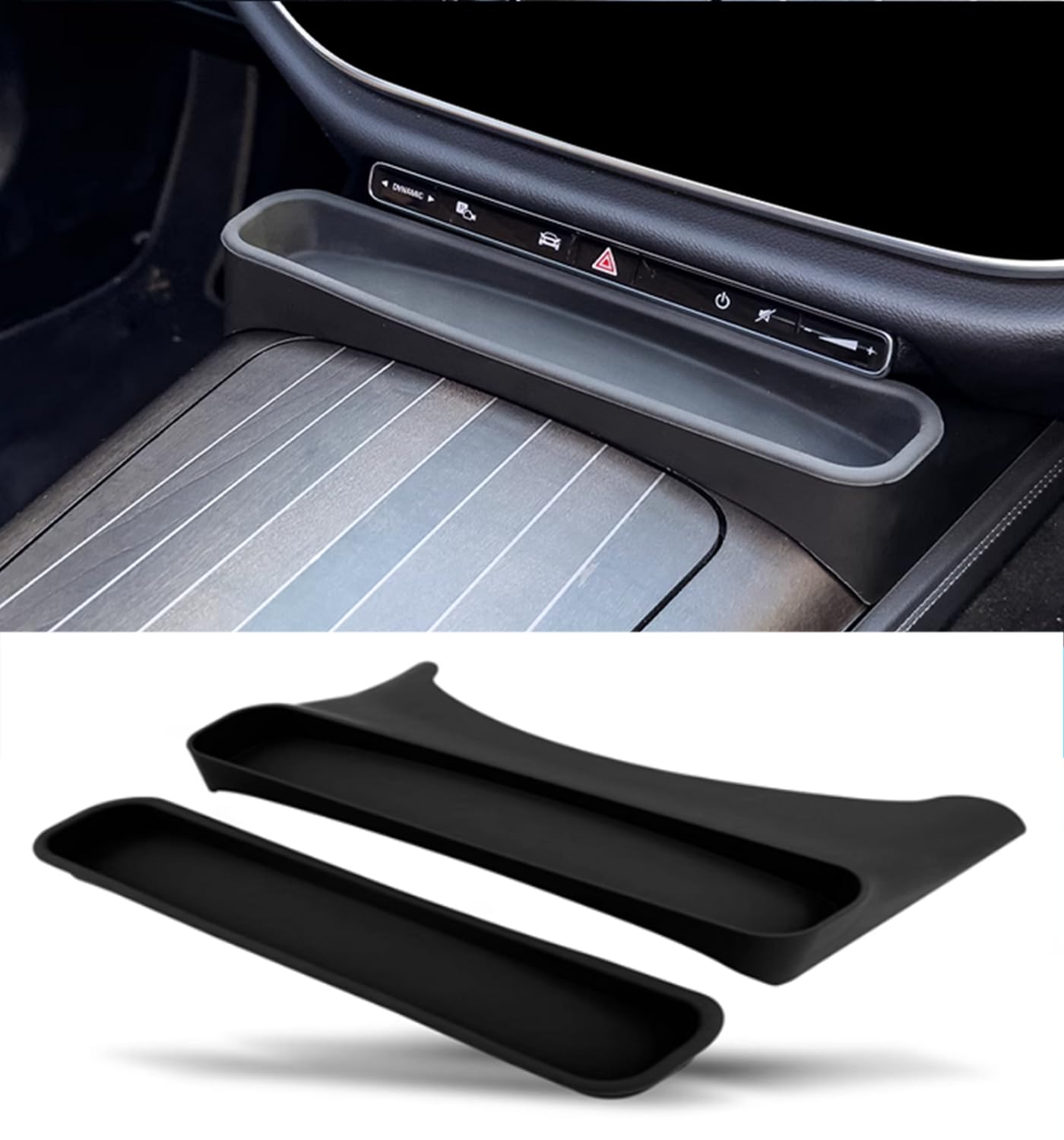 

HIGH FLYING Бокс для хранения в центральной консоли для черного Mercedes-Benz E-Class (6-е поколение) W214/S214 (2024-настоящее время) - чёрный