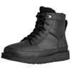 Casual Heritage Warm Leather Round Toe Comfortable Snow Boots Men Boots Black 1174580-BLK