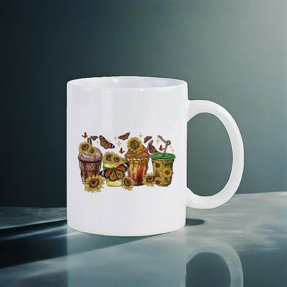 

Hello Fall Themed Mug Thanksful Pumpkin Coffee Mug Pumpkin Harvest Season Soup Cup Breakfast Cups Household Beer Mugs Drinkware 330ml