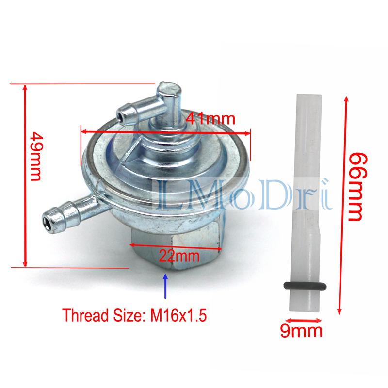 Motorrad Kraftstoff Hahn Moped Roller Öl Schalter Benzinhahn Ventil Pumpe Für 50cc 125cc 150cc