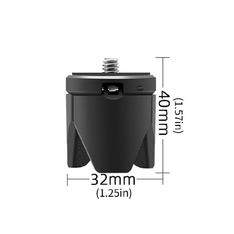 Quick Release Aluminum Alloy Tripod Mount Auto Expanding Universal 1/4Inch Adapter Travel Camera Stand