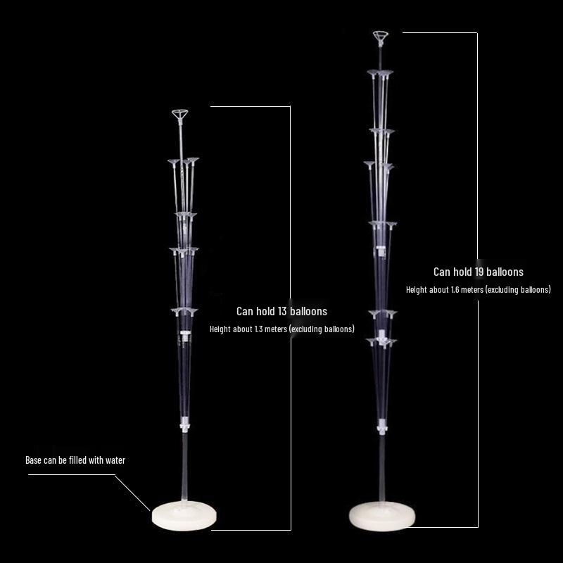 Transparent Balloon Display Stand for Events and Weddings