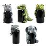 Atmosphere Desk Ornament Dinosaur Can Cover, Cute Animal Soda Holder for 375ml Cans, Novelty Picnic Gadget Plastic Drink Stand Desk, Fun Party