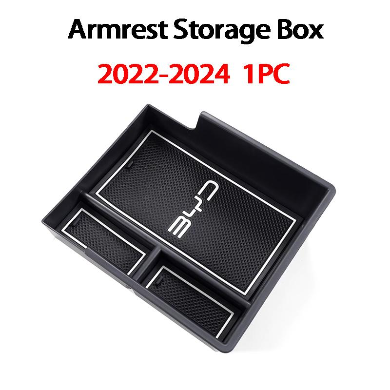 For BYD ATTO 3 Yuan Plus 2022-2025 Armrest Box Storage Box Central Control Lower Storage Box Car Interior Storage