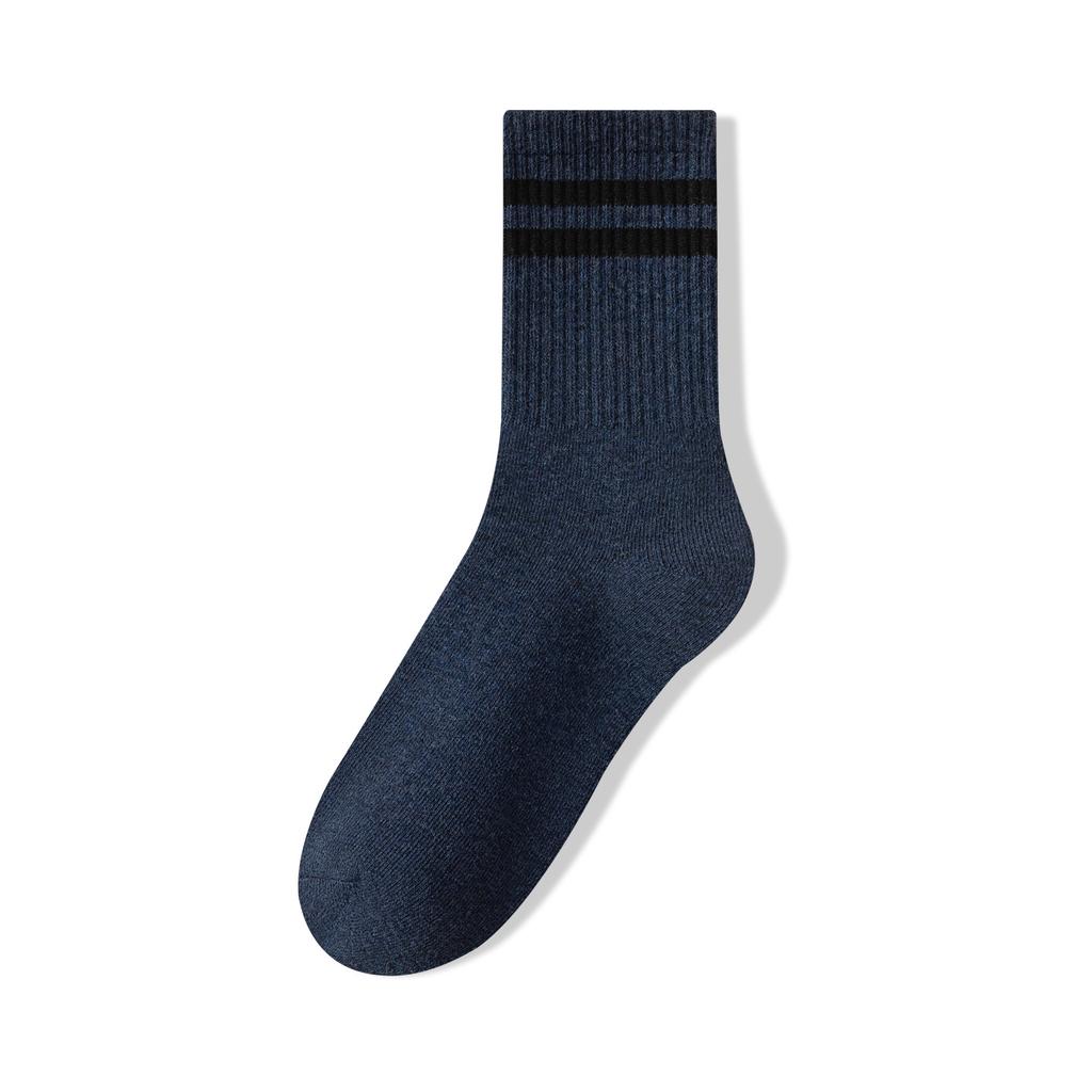 Socks - Men's Anti-Sweat and Deodorant Cotton Socks - Fashionable and Versatile Color Schemes - Double-Hook Mid-Calf Men's Socks
