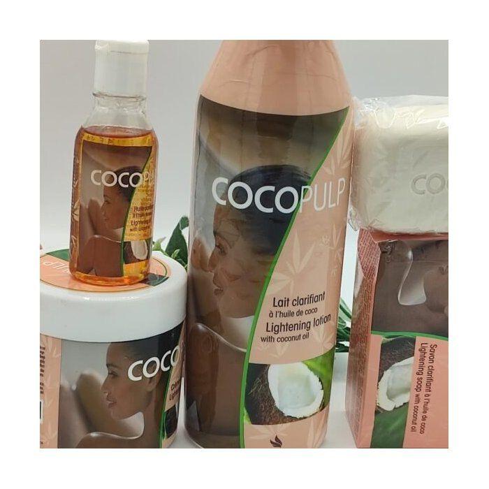 Gamme Coco Pulp Complète - Lait, Crème, Huile et Savon Coco