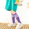 Kids Candy Colored Striped Cotton Knee High Socks Boys Girls Long Tube School Sports Socks