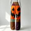Women's Straight Leg Flannel Pajama Pants for Halloween Comfortable Wear