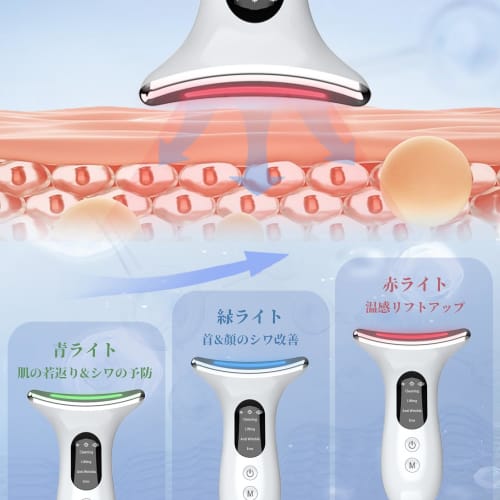 Facial Beauty Device, 4 Modes, 1 Device, Dual Use, Face Care, Body Care, Facial Roller, Unisex, EMS Multi-functional Facial Device, Home Use Facial De