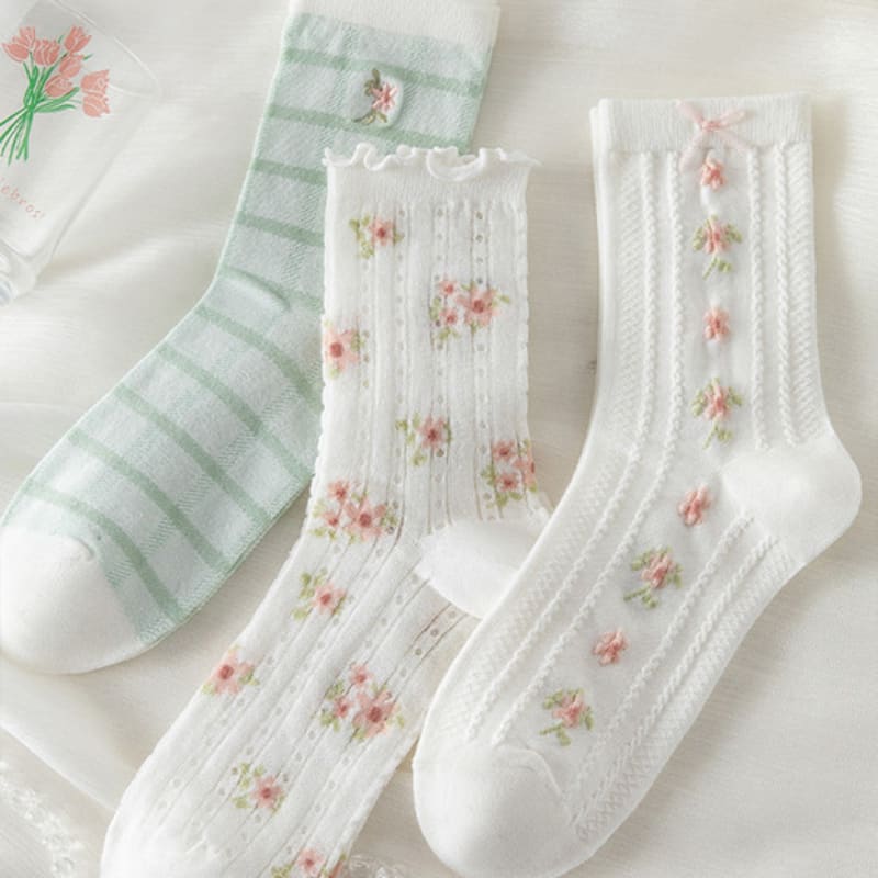 EAU CLAIR Marigold Socks 3 Pack