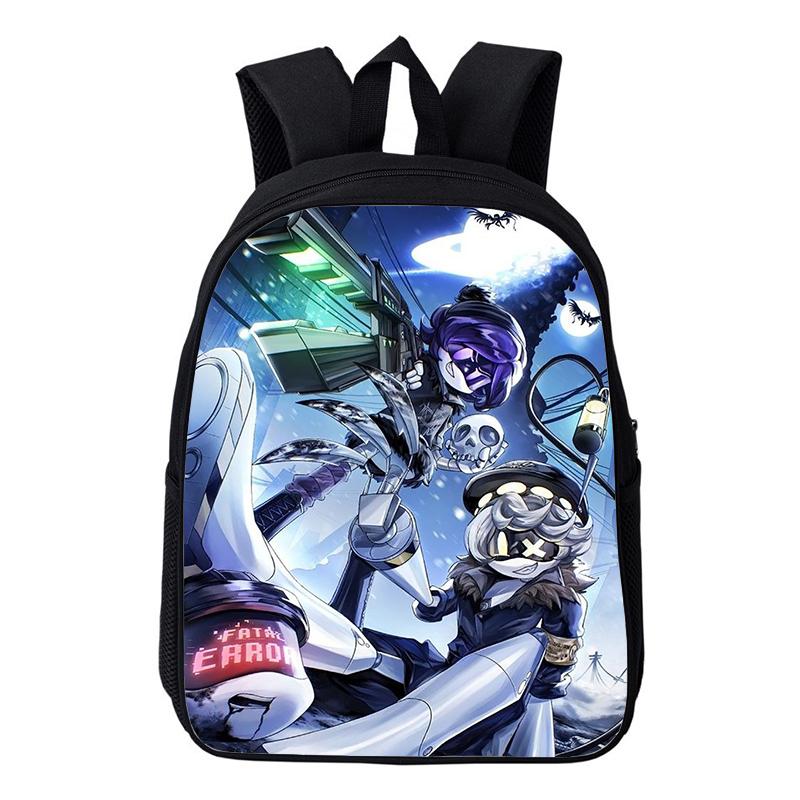Murder Drones Uzi and N Backpacks Toddler Kindergarten Bags Boys Girls School Bags Funny Cartoon Kids Waterproof Bookbag Mochlia