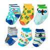 Cute Cartoon Crew Socks With Grips Infant Toddler Children Cotton Socks Set for Baby Boy