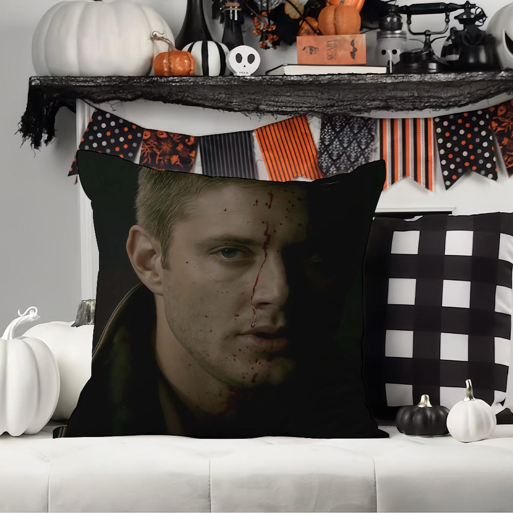 Movie Role D-Dean W-Winchester Pillow Case Office Cushions Suitable For Sofa Car Bedroom Decorative Cushion Cover