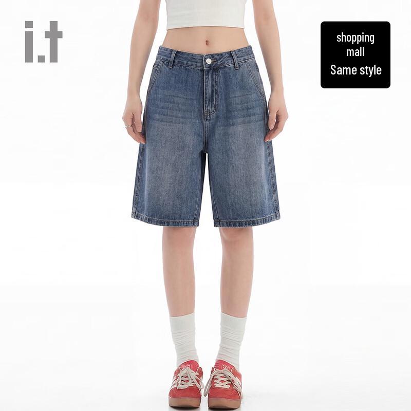 CHOCOOLATE American Retro Cleanfit Denim Five-Point Shorts 38