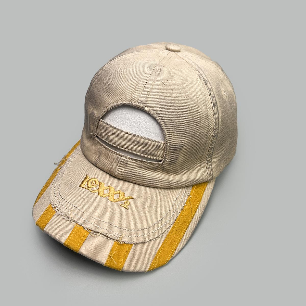 Spring And Summer Design, Dirty Letter Embroidered Baseball Cap, Men S And Women S Sunshade, Personalized Street Versatile Cap 52-60cm хаки