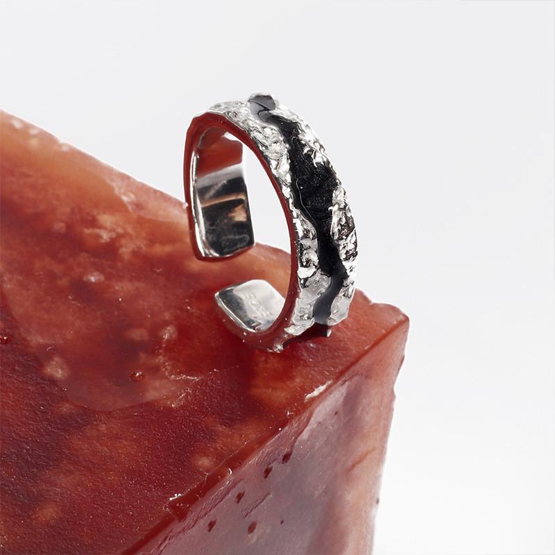 Elegant Ins Womens Fashion Ring Unique Irregular Design Cold Minimalist Style