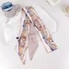 Korean Style Silk Scarf and Hairband Set - Versatile Women's Accessory for Summer