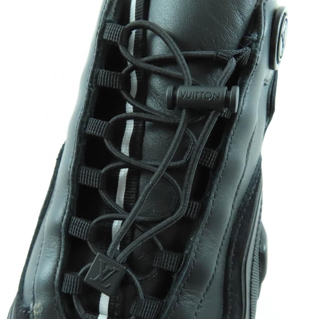 Pristine LOUIS VUITTON Sneakers Lash Line Black Leather Women 37 Used