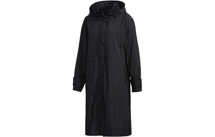 

Adidas Women s Light Woven Long Jacket Black FM5184