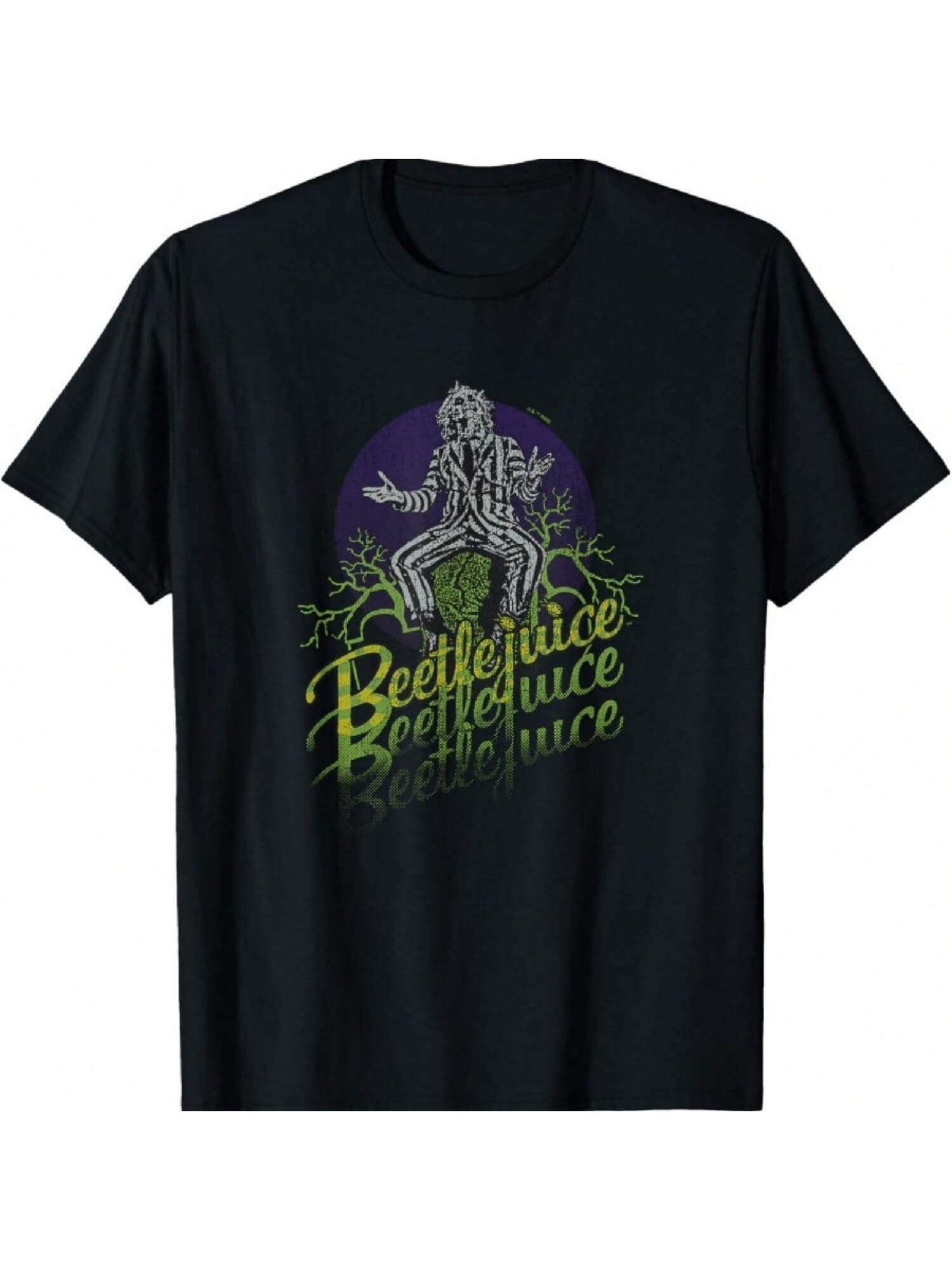 Vintage Neon Bio-Exorcist Tombstone T-Shirt S разноцветный