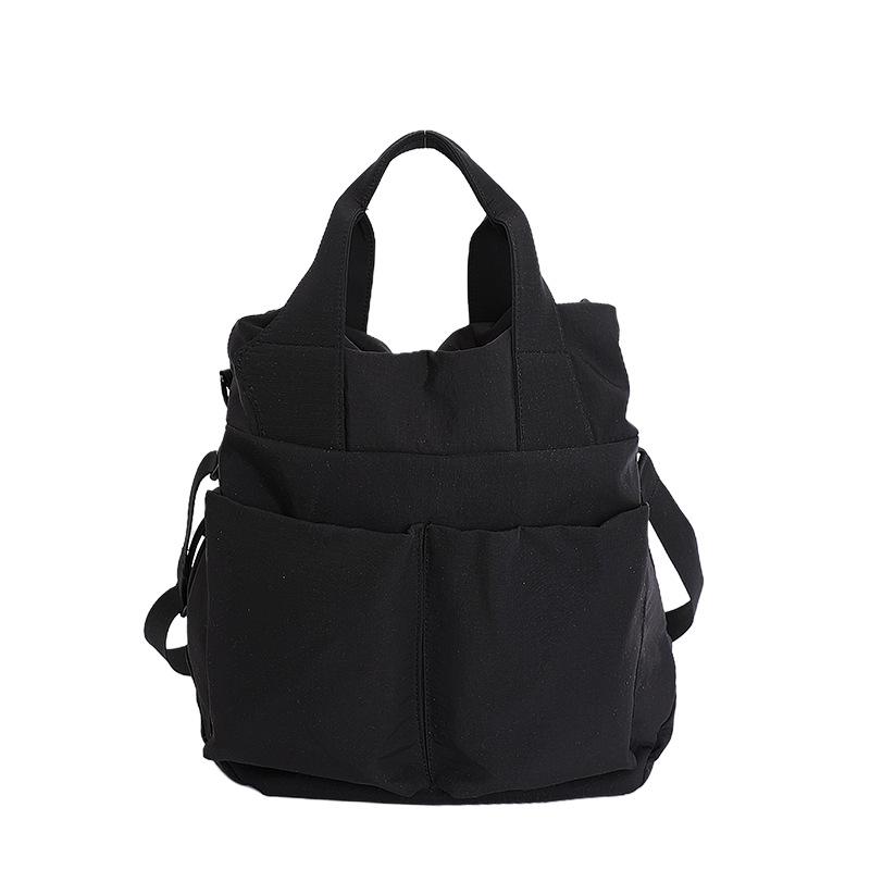 Casual Shoulder Bag Female Student Class Handbag Nylon Bag Tote Bag Large Capacity Commuter Shoulder Messenger Bag