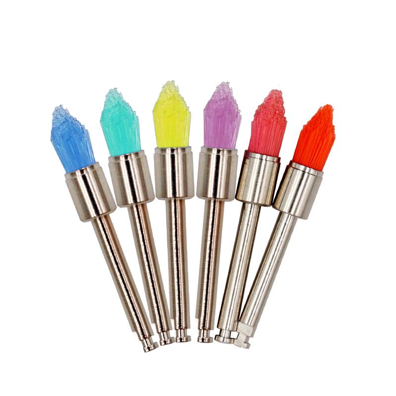 50ks Zubní lešticí kartáček Lešticí hlava Leštěný kalíšek Pro zubaře Bělení Čištění Péče Nástroj na zuby