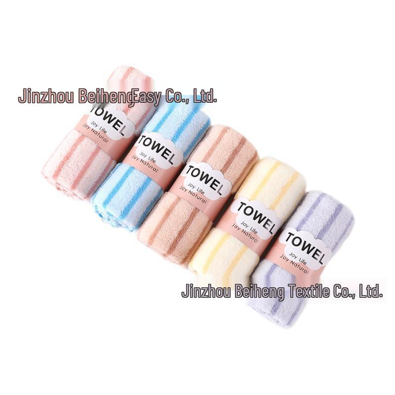Thickened Coral Fleece Pure Cotton Face Towel - Water Absorbent, Lint-Free, Soft & Quick-Drying