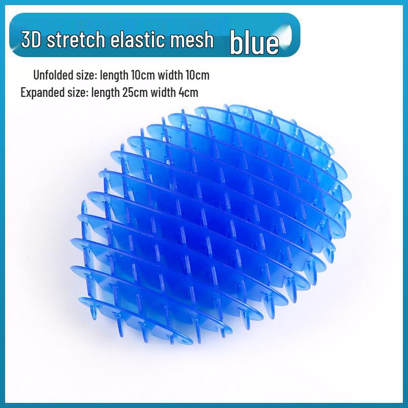 Deformable Elastic Net Celebrity-Style Toy Worm 