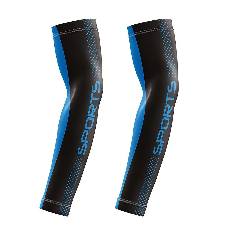 1 Pair Men's Cooling & Breathable Arm Sleeves | Quick-Dry Sports Compression Sleeves for Outdoor Cycling, Fishing & Motorcycling