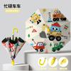 Umbrella Wholesale Cartoon Children's Umbrella Automatic Cute Long Handle Umbrella School Boys and Girls Kindergarten Sunshade Children's Umbrella