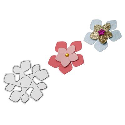 Blütenblattrahmen Metall Silberfarben Schablone Prägen Stanzformen Für DIY Scrapbooking Papier Album Kartenherstellung