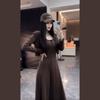 French Dress Set Spring New Temperament Thin Dress Cardigan Two-piece Set Women