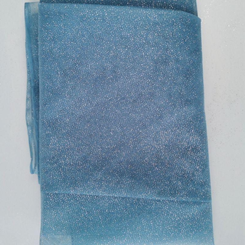 Soft silver fine powder shining golden mesh fabric suitable for wedding dresses formal gowns and designer clothing fabrics