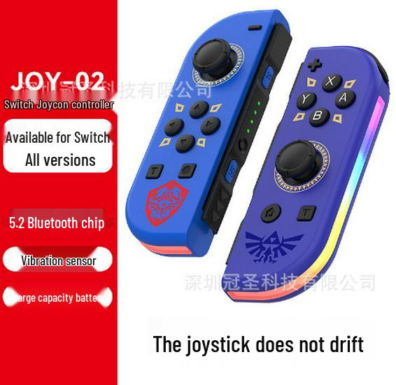 Switch Joy-Con Wireless RGB Bluetooth Game Controller Pair with Lights
