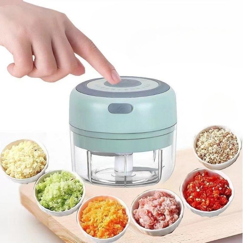 Mini Elektrische Knoblauchzerkleinerungsmaschine, Kabellose Elektrische Knoblauchschlagmaschine, Knoblauchschieber, Knoblauchpüriermaschine und Knoblauchpresse