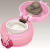 THERMOS Water Bottle Vacuum Insulated Mobile Mug Open 350ml Coral Pink CP [One-Touch Type] JNL-352