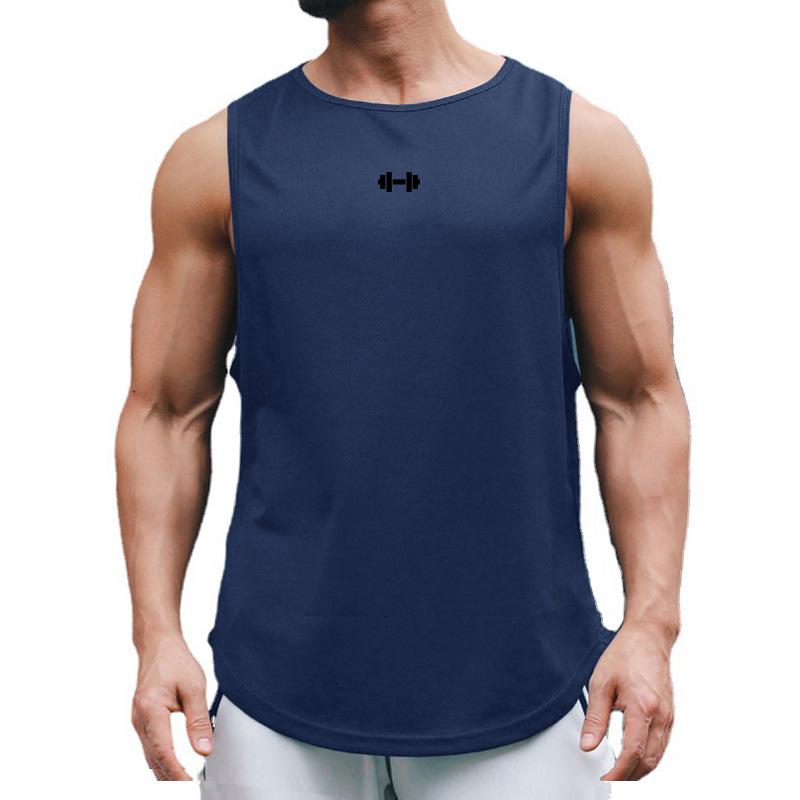 Men's Quick-Dry Sleeveless Sports T-shirt - Breathable Summer Running Vest