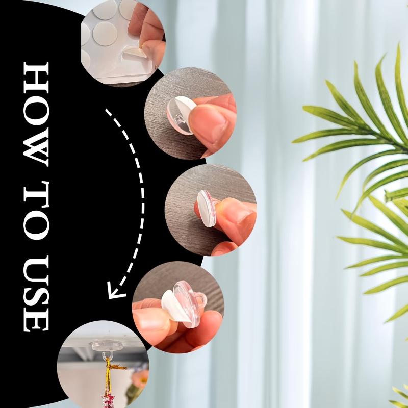 9/18Pcs Ceiling Hanging Mini Hook Self Adhesive No Drilling, Traceless Storage Hooks, Multi-Purpose For Bedroom Dormitor