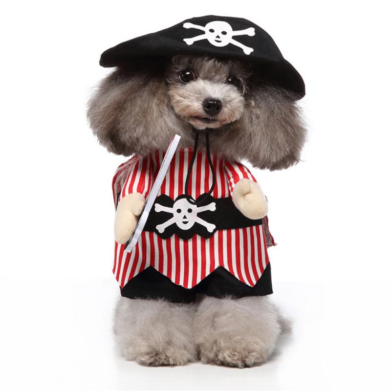 Lustige Haustier Hund Cosplay Kleidung Neuheit Welpen Halloween Kostüme Sweatshirt Weihnachts-Festival Party Outfitog Verwandlungskleid