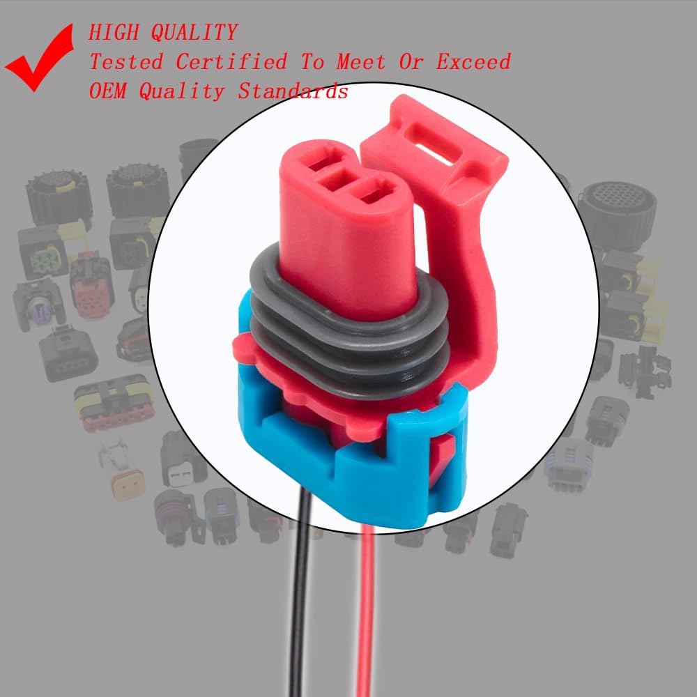 Vapor Canister Purge Valve solenoid Connector Harness Plug 214-1105 12581282 Replacement For Cadillac STS XLR For Chevy Avalanche Equinox Express