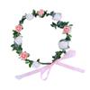 Stylish Flower Crown Headband for Weddings Parties and Festivals with Unique Colors and Comfortable Party Headwar