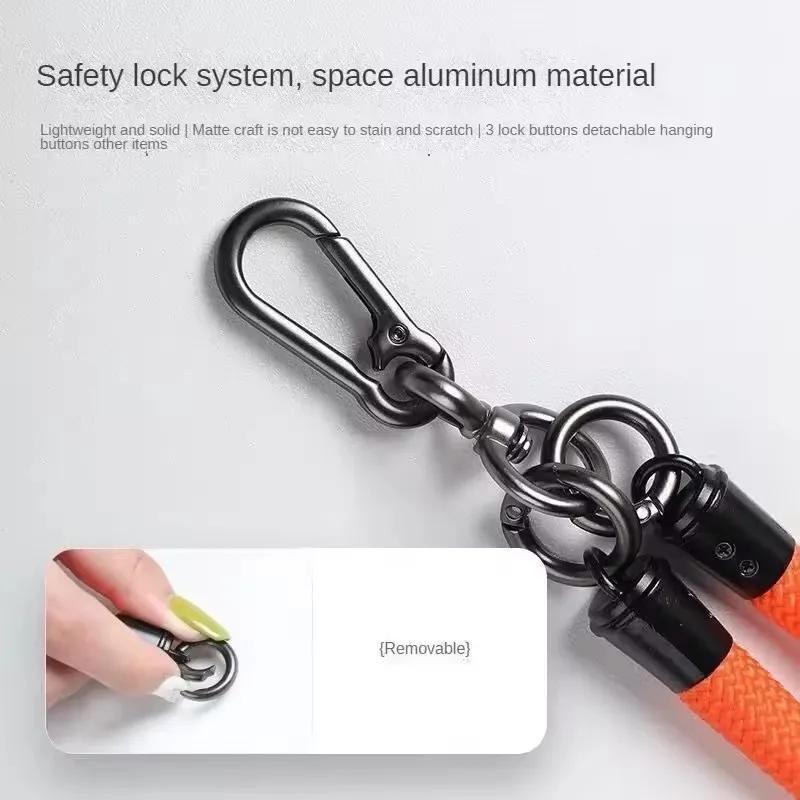 8MMx120CM Adjustable Phone Lanyard Detachable Neck Cord Universal Crossbody Strap for Mobile Phone Case Lanyards Thickness