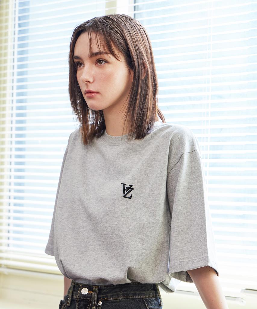 Bajal Vz 3D Logo Short Sleeve T-Shirt Melange
