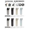 CAPTAIN STAG Sports Bottle Water Direct Drinking Double Stainless Vacuum Insulation Cold Retention Drink Compatible HD 750 Black UE-3651