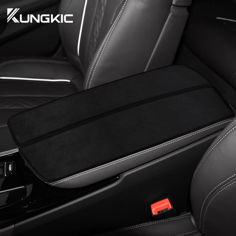 For BMW 5 6 Series GT 2018-2022 G31 G30 G32 Car Armrest Cushion Center Console Armrest Box Mat Suede Cover Interior Accessories.